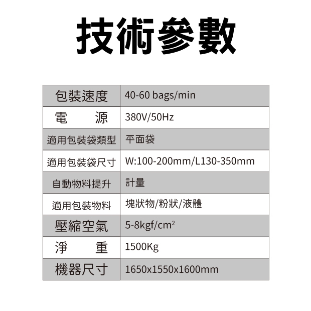 Taiwan Food Packaging Machine Manufacturer Combination Weighing Packaging Machine Automatic